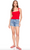 Wide Angle Strap Tank Top - Perfect Red