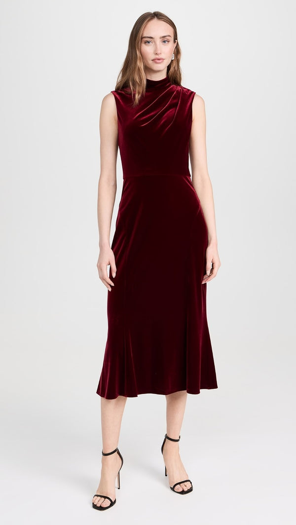 Audrey Dress - Bordeaux