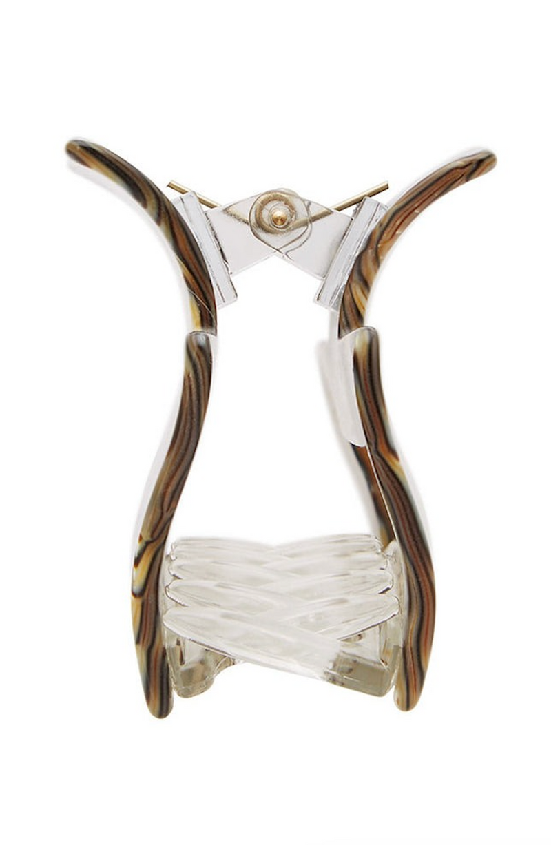 Large Cutout Rectangle Classic Jaw Clip