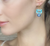 Valencia Earring - Sky Blue & Royal Blue
