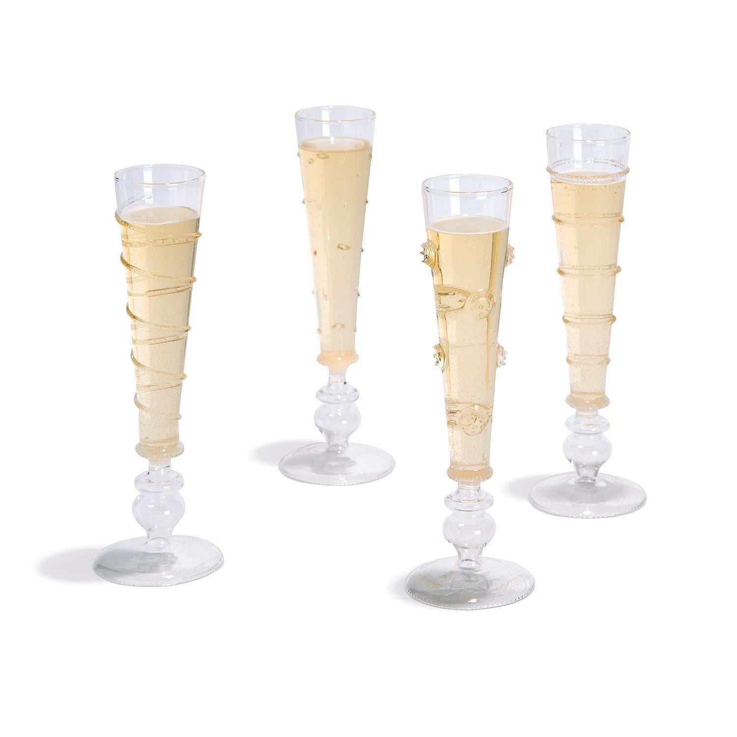 Two's Company Assorted Verre Champagne Flute Set - Tall – Nell