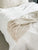 Cozy Cotton Boucle Fringe Throw - White