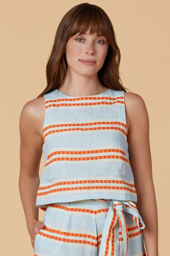 Dani Top - Capri Stripe
