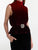 Fleur Velvet Top - Ombre Rouge