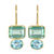 Valencia Earring - Aqua & Sky Blue