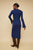 Aron Dress - Navy Knit