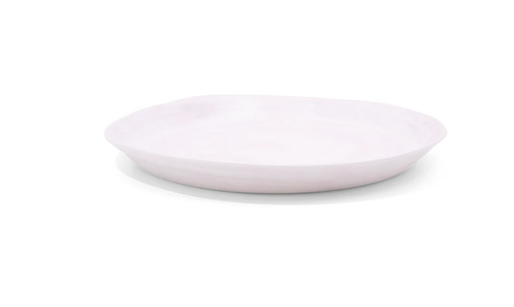 Large Round Serving Platter - White