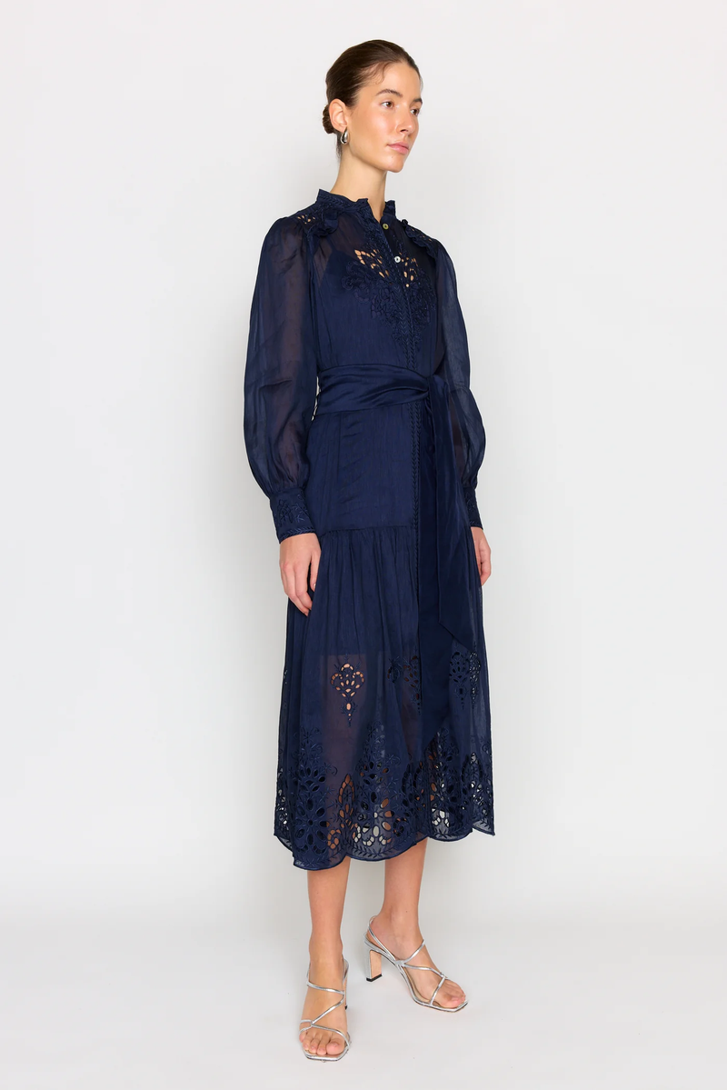 Raya Dress - Navy