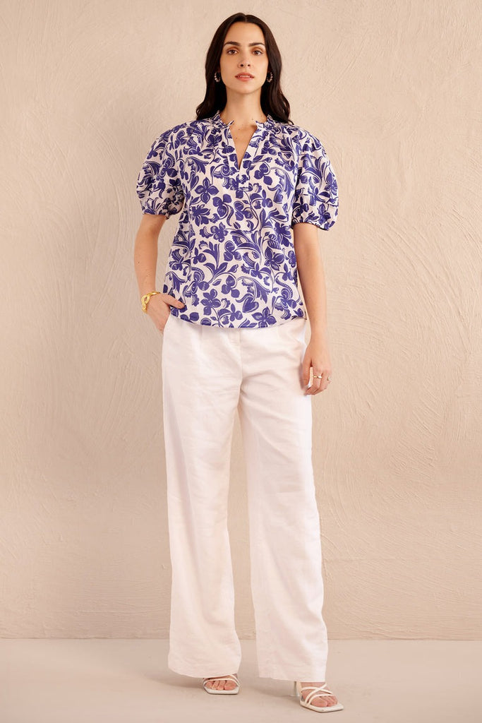 Bronte Top - Gaia Cobalt