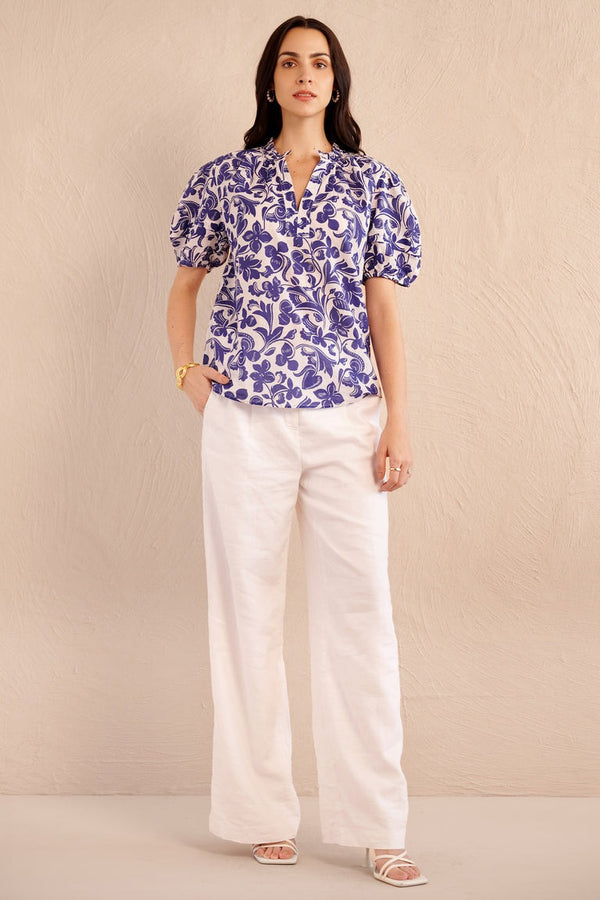 Bronte Top - Gaia Cobalt