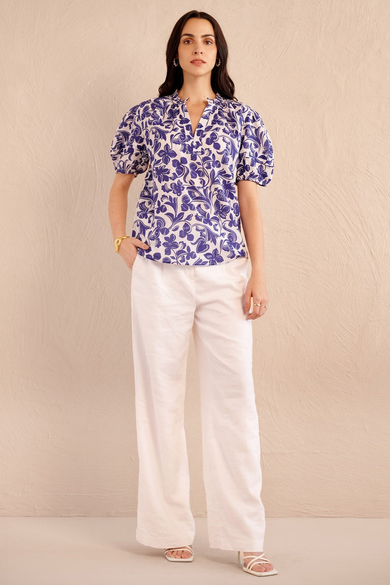 Bronte Top - Gaia Cobalt