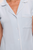 Gisele Short Sleeve Crop PJ Set - Ice Blue/Ivory