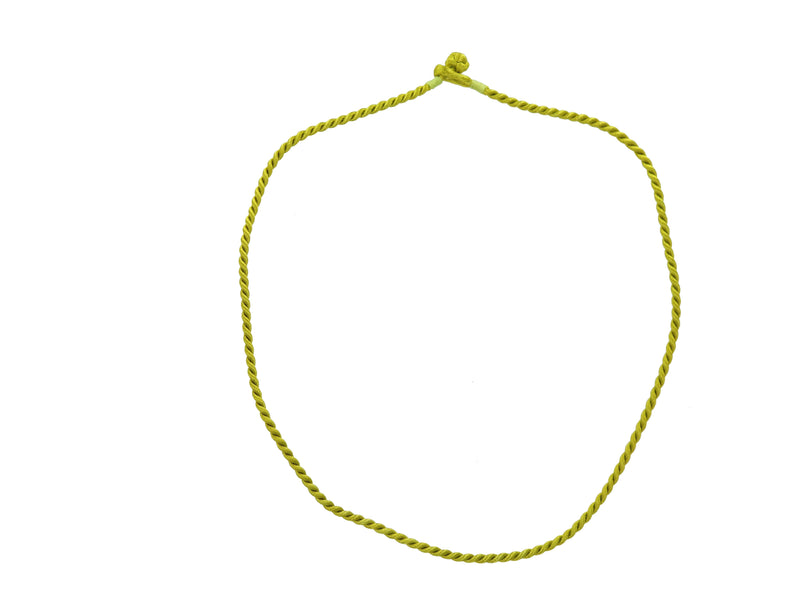 Twisted Nylon Cord Necklace