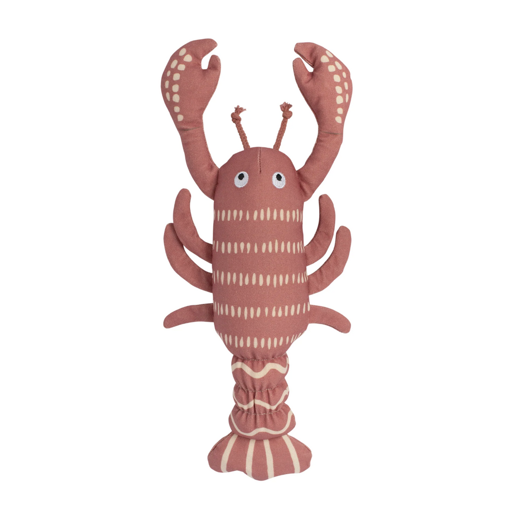 Claw It A Day Canvas Lobster Dog Toy