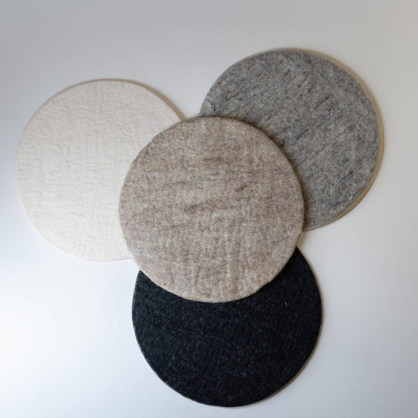 Round Wool Placemat Set