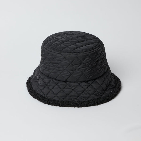 Hat Attack Quilted Bucket Hat - Black