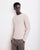 Men's Cable Crew Knitted Pullover - Natural
