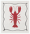 Lobster Organic Dish Cloth
