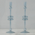 Large Glass Candlestick Pair