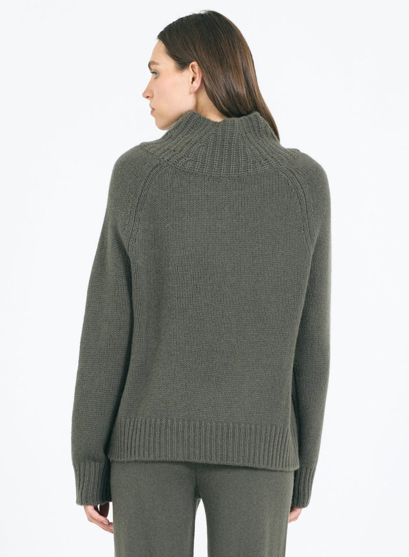 Madeline Cashmere Turtleneck - Fir