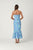 Shoshanna Midnight Wright Dress - Optic/Tonal Blue