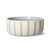 Rounded Scallop Powder Blue Dog Bowl - Medium