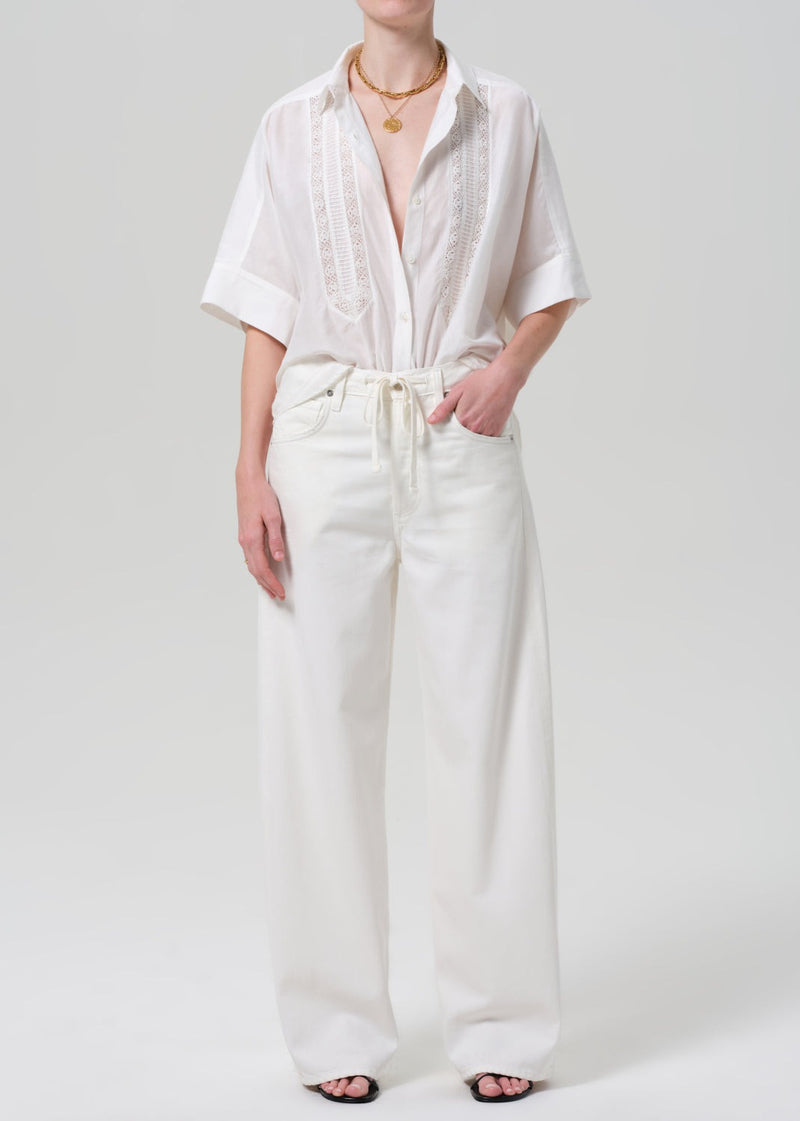 Brynn Drawstring Trouser - Pashmina