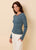 Solid & Striped Dora Top - Deep Canal