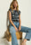 Jilli Tie Dye Top - Tie Dye Stripe