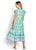 Bella Tu Poppy Cap Sleeve Dress - Turquoise