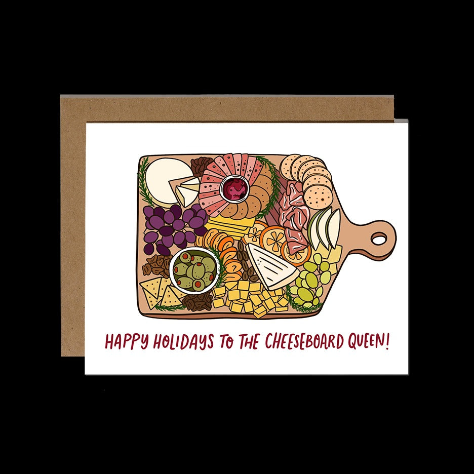 Cheeseboard Queen Card
