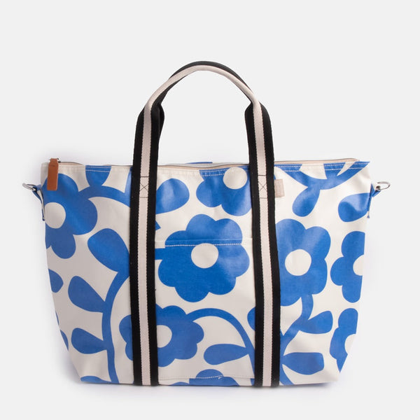Blue Floral Weekend Bag