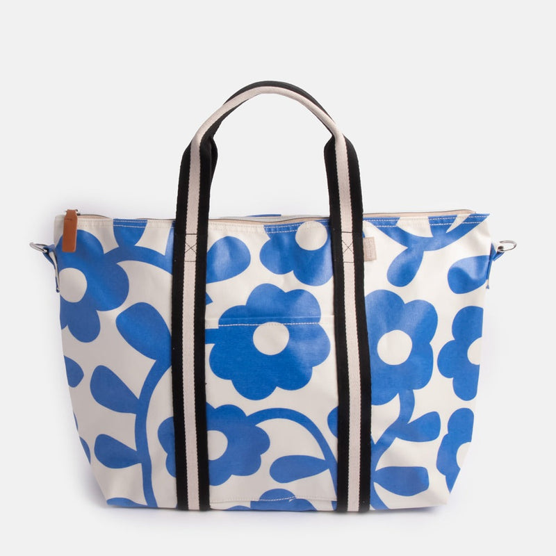 Blue Floral Weekend Bag