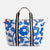 Blue Floral Weekend Bag
