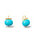 Statement Making Large Pebble Pearl Earrings