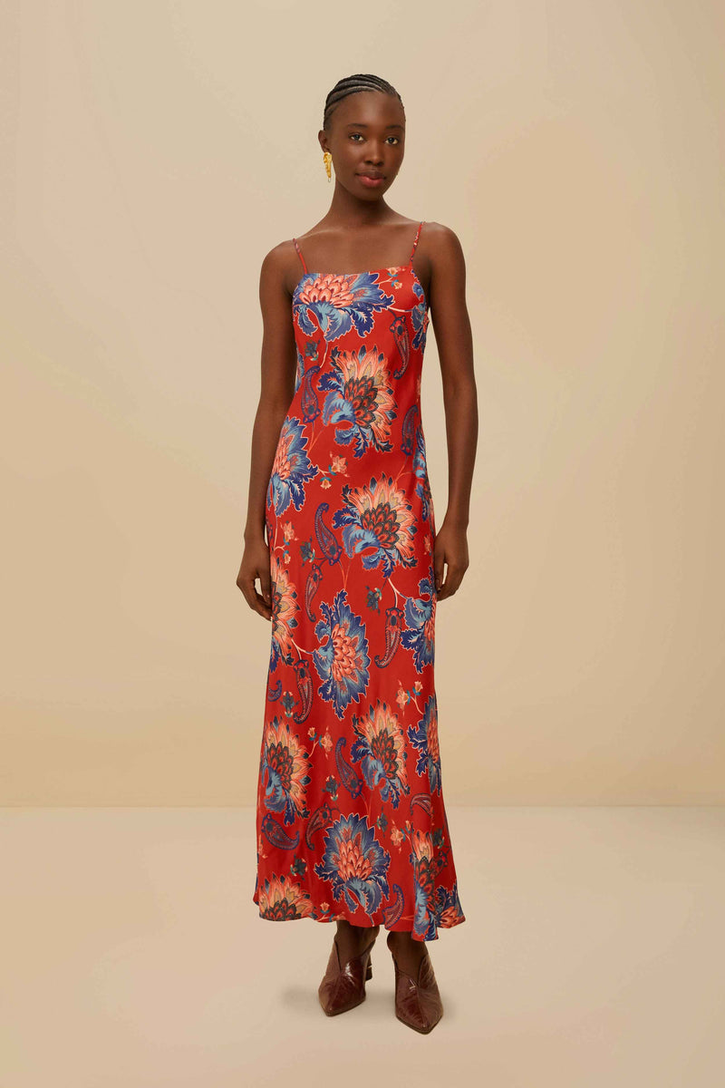 Red Luang Maxi Dress