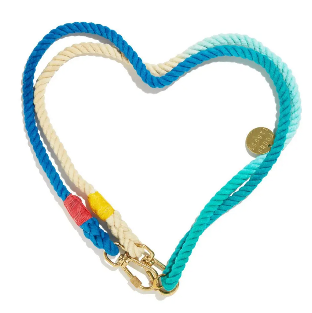 Adjustable Rope Dog Leash - Abaco Ombre