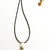Tiny Spinel Noir Necklace