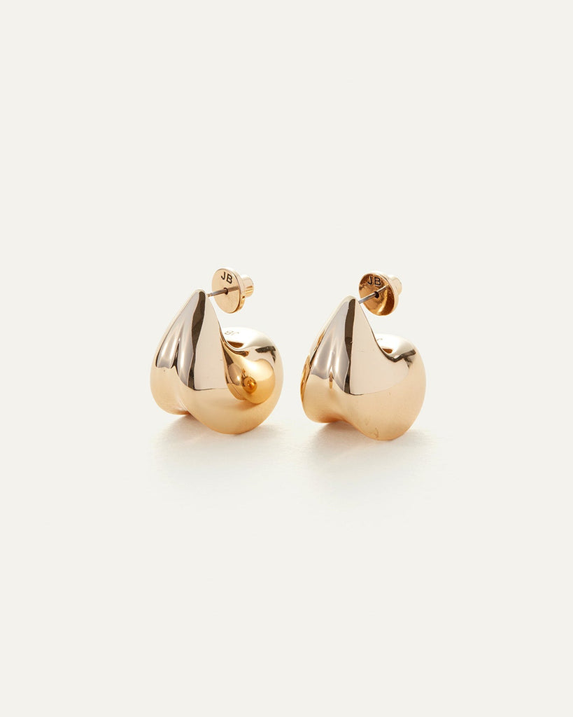 Nouveaux Puff Earrings - Gold