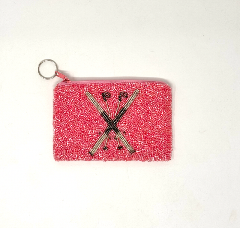 Crossed Skis Coin Purse