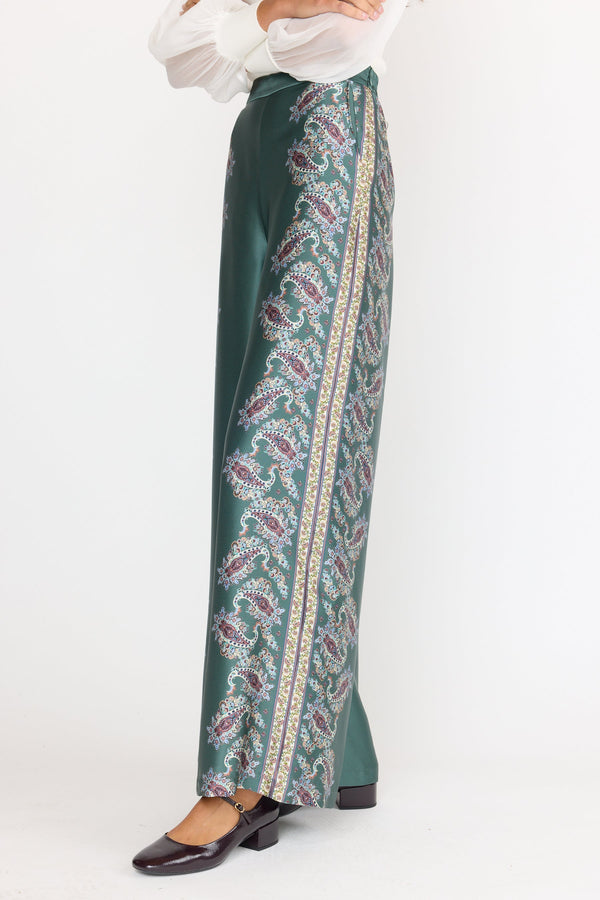 Marta Pant - Reseda Paisley
