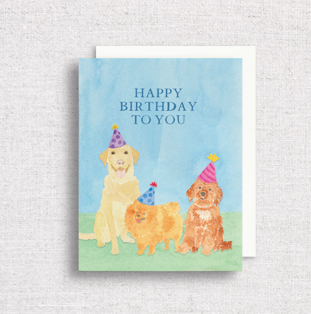 Cute Dogs Birthday Card