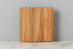 Square Scalloped Cutting Board - Large