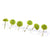 Hudson Big Caterpillar Glass Flower Vase