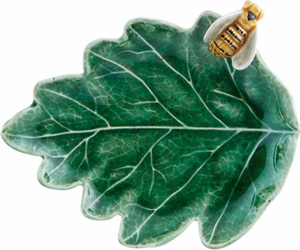 Bordallo Bee Oak Tree Leaf Plate
