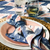 Ikat Napkin Set - Blue/Pink