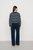 Coastal Cotton Cardigan - Stripe Navy/Almond Heather