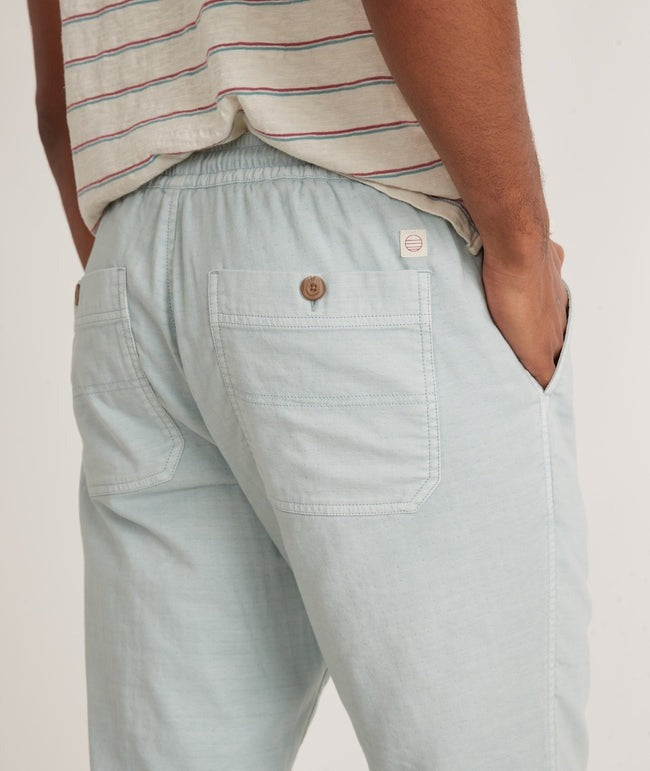 Saturday Stretch Beach Pant - Light Blue