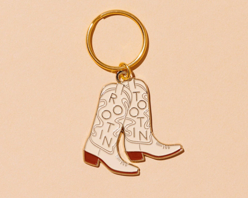 Cowboy Boot Keychain