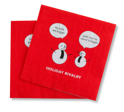 Holiday Rivalry Cocktail Napkins